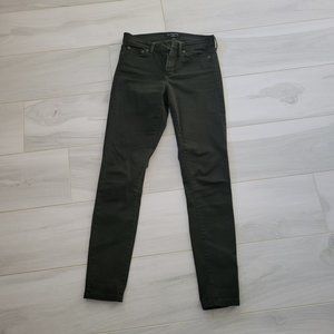Banana Republic Skinny Jeans in Sage Green, sz 25